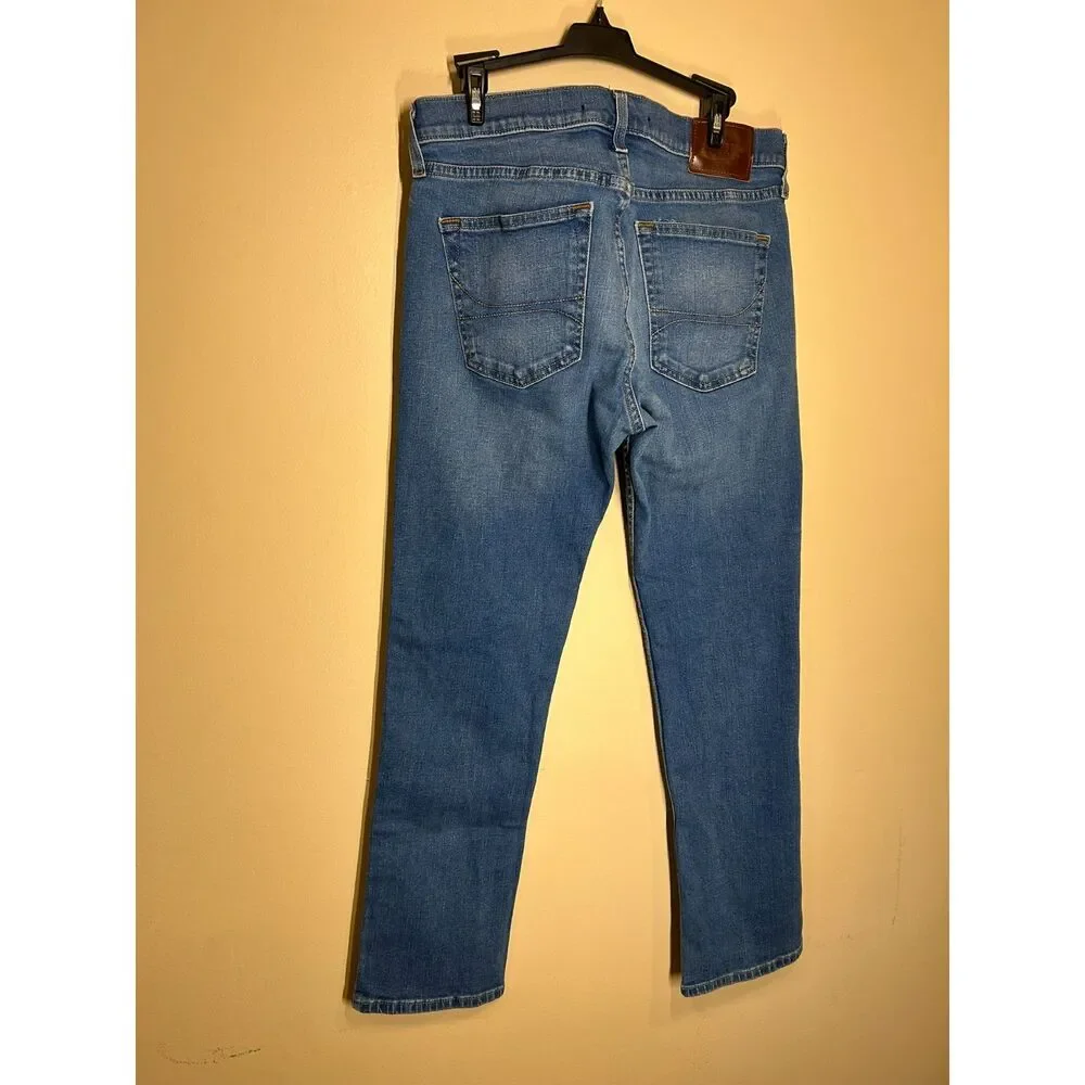 Hollister Men's 32x30 Dark Wash Slim Straight Jeans Casual Classic